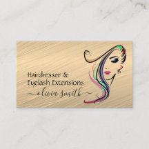 Hairdresser Personalizado e Extensões Eyelash