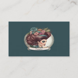 Cartão De Visita Hairstylist Beauty Parlor Salon Suprimentos Cosmét