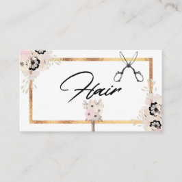 Cartão De Visita Hairstylist bonito do ★