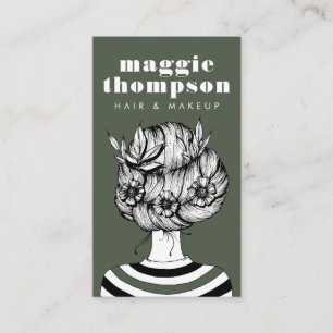 Cartão De Visita HAIRSTYLIST   Hairstylist & Beauticitic Business C