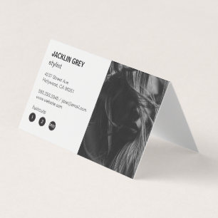Cartão De Visita Hairstylist  Moderno