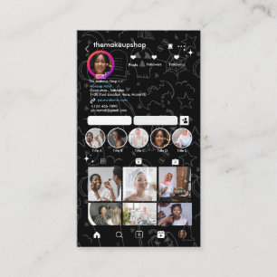 Cartão De Visita Halloween Instagram