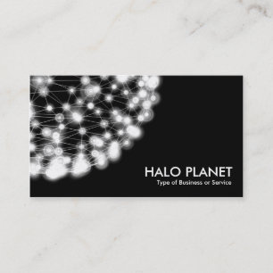 Cartão De Visita Halo Planet - Preto