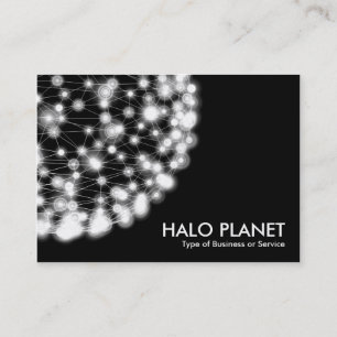 Cartão De Visita Halo Planet - Preto