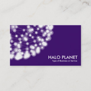 Cartão De Visita Halo Planet - Roxo Profundo