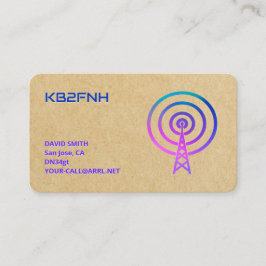 Cartão De Visita 📻 Ham Radio Callsign