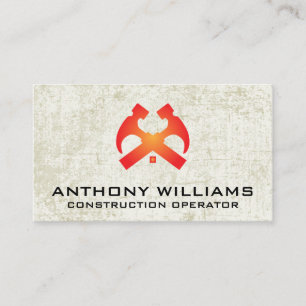 Cartão De Visita Hammers e House Roof Antecedentes