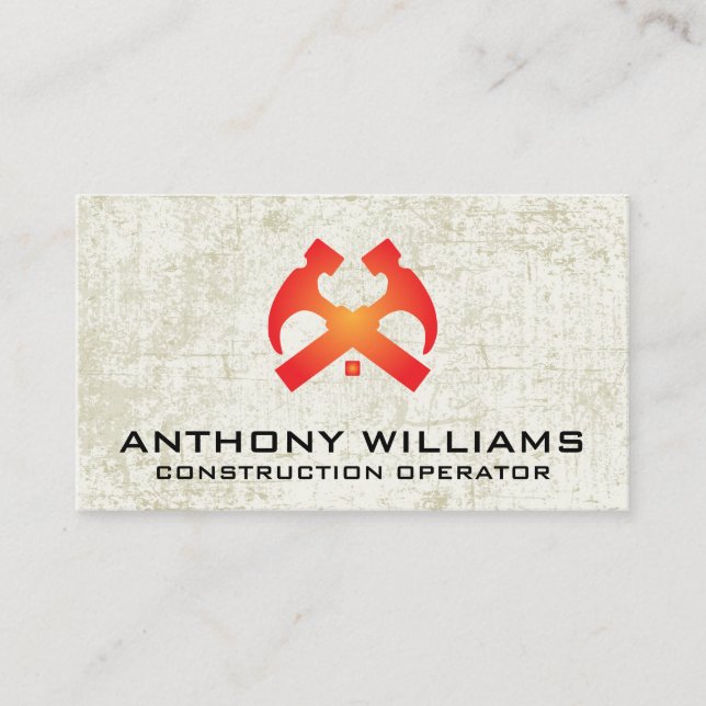 Cartão De Visita Hammers e House Roof | Antecedentes (Frente)