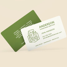 Handman Home Repair Business Green Personalizado