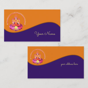 Cartão De Visita Happy Diwali - Deepalavi Lakshmi Goddese 1
