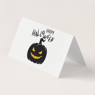 Cartão De Visita Happy Halloween Carte de visite pliée