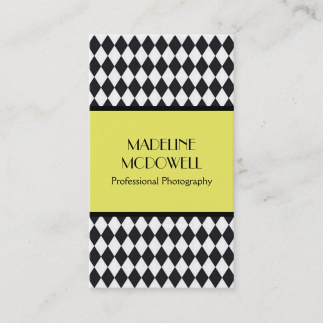 Cartão De Visita Harlequin (Frente)