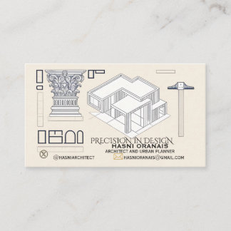 Cartão De Visita Harmonia Arquitetônica – Precisão Encontra a Arte