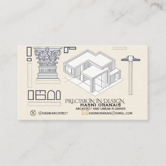 Cartão De Visita Harmonia Arquitetônica – Precisão Encontra a Arte