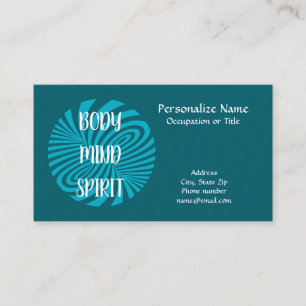 Cartão De Visita Harmonia Holística do Espírito Corporal