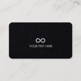 Cartão De Visita Harmonia no Infinito - Coleção de Elegante