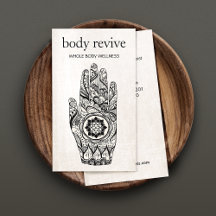 Healer de energia e professor de ioga Henna à mão