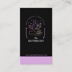 Cartão De Visita Healer de energia, Reiki, Tarot, Cristais Esoérico