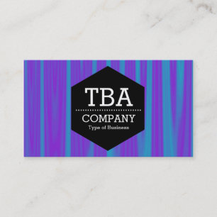 Cartão De Visita Hexágono Negro - Abstrato 090716(04)