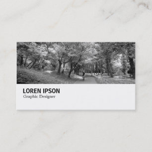 Cartão De Visita Hi-Phi - 0195 - Caminho Cíclico B&W