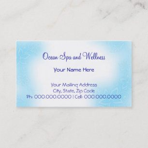 Cartão De Visita hibiscus.blu do céu