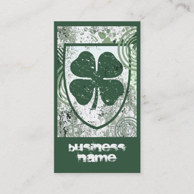 Cartão De Visita hifi irlandês (Frente)