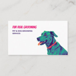 Cartão De Visita Higiene Canina QR Personalizado