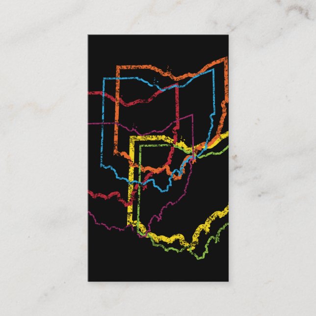 Cartão De Visita hio pride blur (Frente)