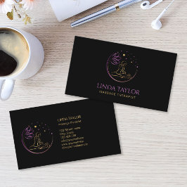 Cartão De Visita Holistic Massage Therapy Healer Energy