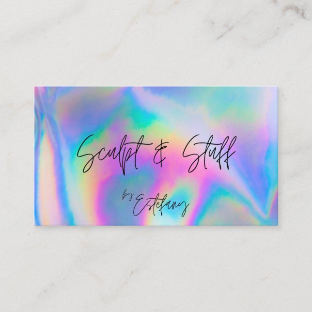 Cartão de visita Holo (Frente)