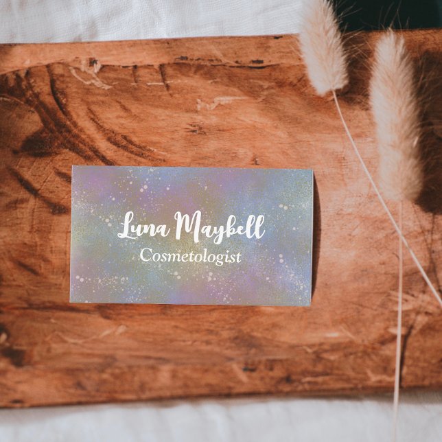 Cartão de visita Holográfico Arco-íris (Criador carregado)