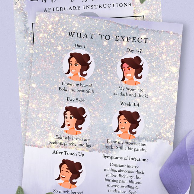 Cartão De Visita Holográfico Roxo Lúpulo do Luxo PMU Após Cuidados (Criador carregado)