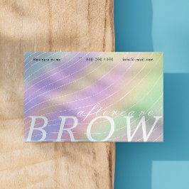 Cartão De Visita Holograma de tendências após instrução de filament