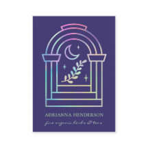 Holographic Moon & Herb Mystical Boho Port