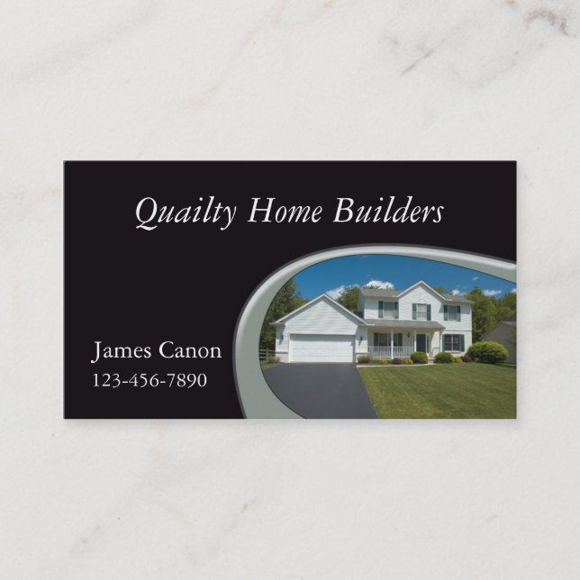 Cartão De Visita Home Builder (Frente)