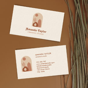 Cartão De Visita Home Decor de Design Moderno de Vase de Pottery