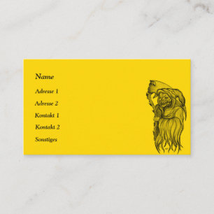 Cartão De Visita Homem de Ceia - A Morte, Ceifador