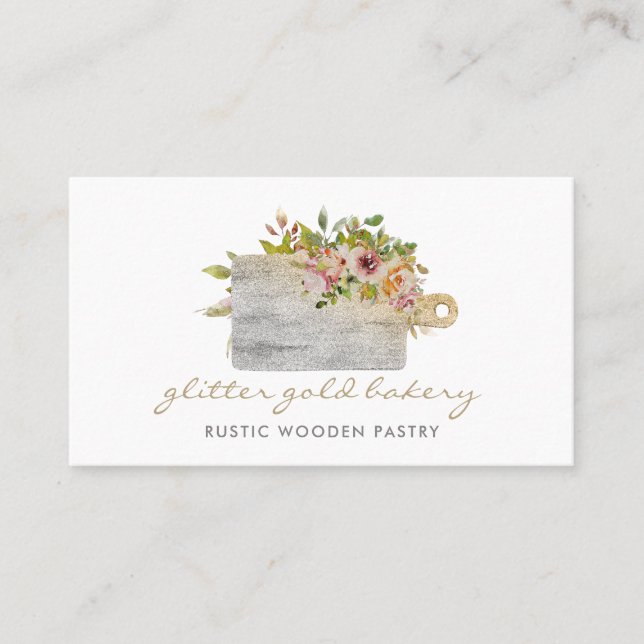 Cartão De Visita Homemade de Conselhos de Corte de Cozinhar (Frente)