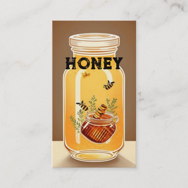 Cartão De Visita Honey Jar (Frente)
