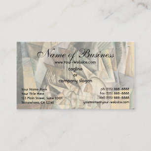 Cartão De Visita Hora de Rush, Nova Iorque, por Max Weber, Cubismo 