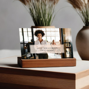 Cartão De Visita Horizontal de negócios mínima e profissional