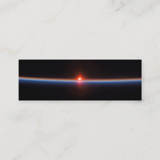 Cartão de visita Horizonte da Terra (Frente)