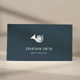 Cartão De Visita Horn Professional Brass Marinho Azul