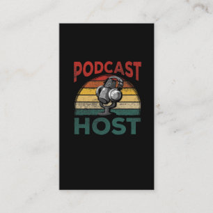 Cartão De Visita Host Podcast Host Podcast hospedagem de transmiss