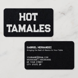 Cartão De Visita Hot Tamales Premium