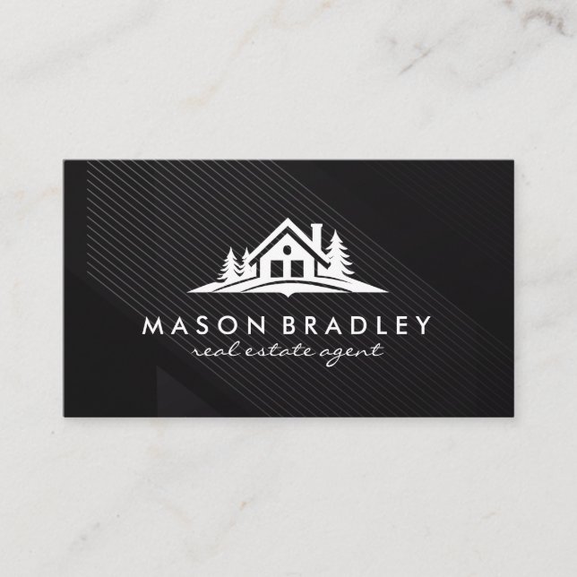 Cartão De Visita House in Woods (Frente)