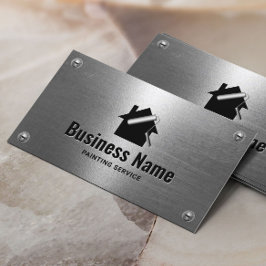 Cartão De Visita House Painter Modern Metal Painting