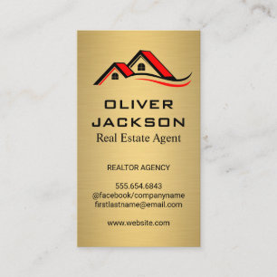 Cartão De Visita House Roof Top