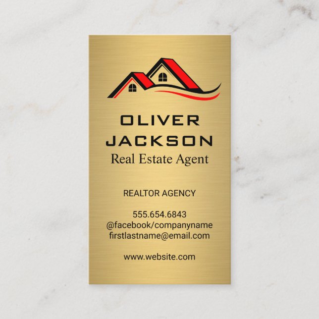 Cartão De Visita House Roof Top (Frente)