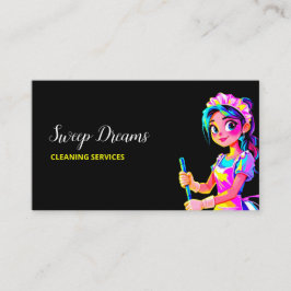 Cartão De Visita Housemaid Housekeeper QR